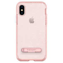 Load image into Gallery viewer, iPhone X Case Crystal Hybrid Glitter
