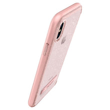 Load image into Gallery viewer, iPhone X Case Crystal Hybrid Glitter
