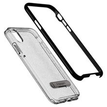 Load image into Gallery viewer, iPhone X Case Crystal Hybrid Glitter