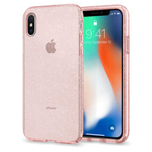 Load image into Gallery viewer, iPhone X Case Liquid Crystal Glitter