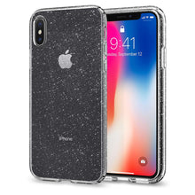 Load image into Gallery viewer, iPhone X Case Liquid Crystal Glitter